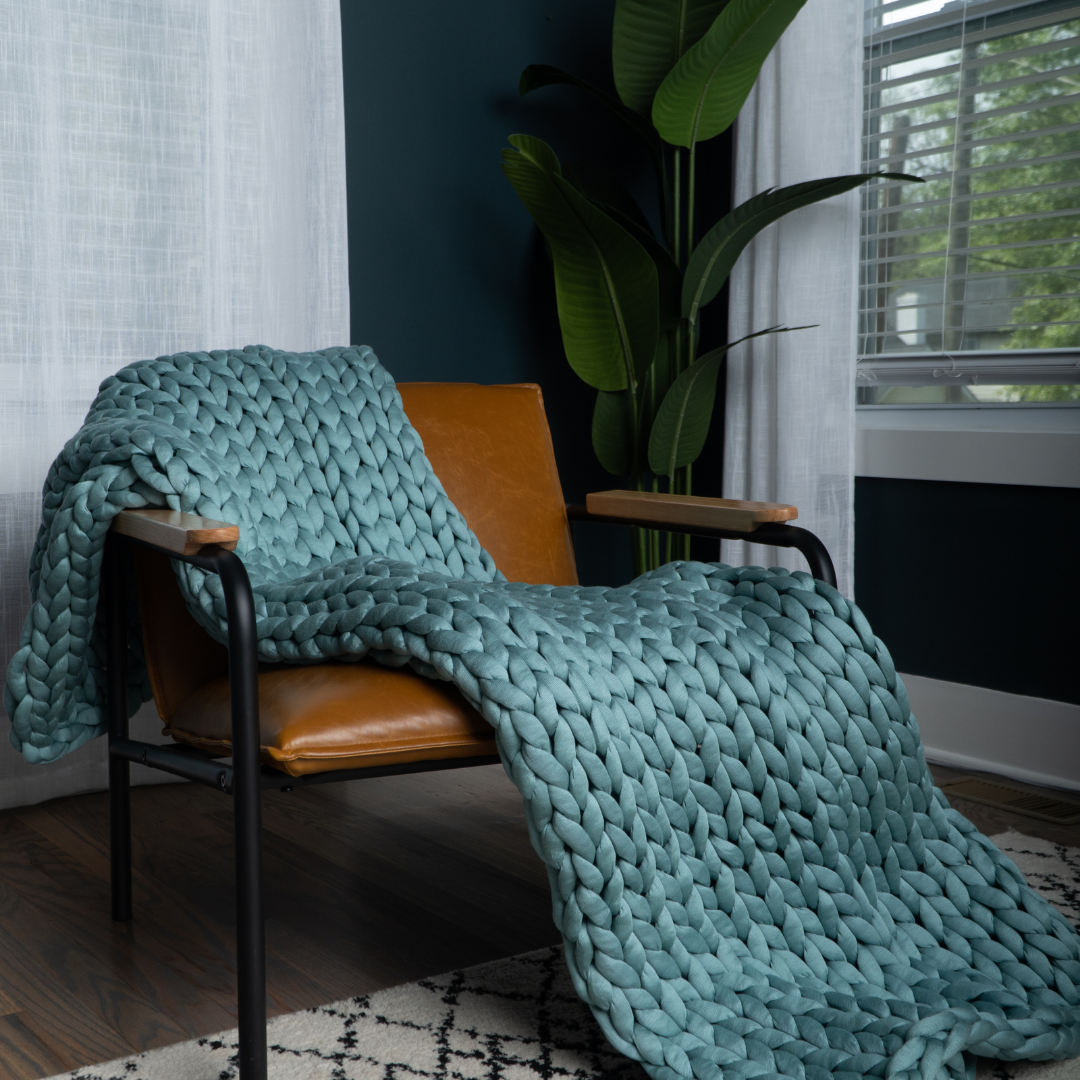 Chunky Knit Throw